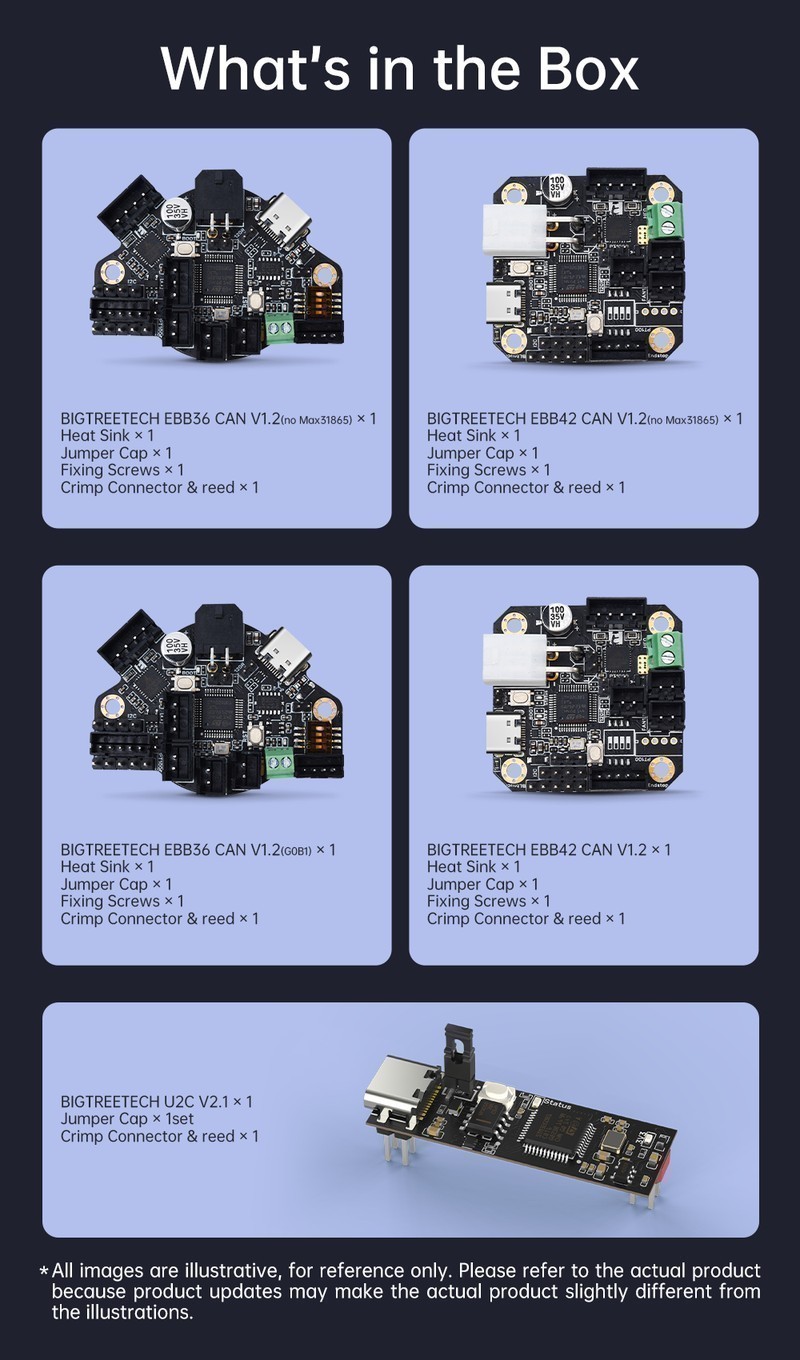 BIGTREETECH EBB36 CAN V1.2 — STM32G0B1 3D printer