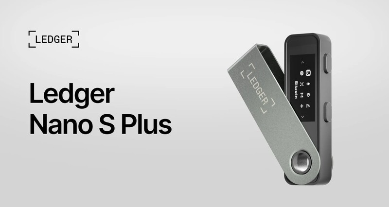 Ledger Nano S Plus — ST33K1M5 hardware wallet