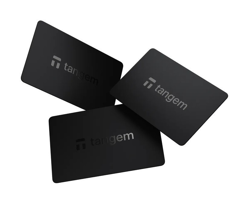 Tangem Wallet (3-Card Set) — Samsung S3D350A hardware wallet