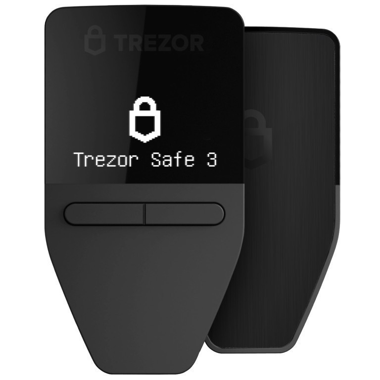 Trezor Safe 3 — Optiga Trust M hardware wallet