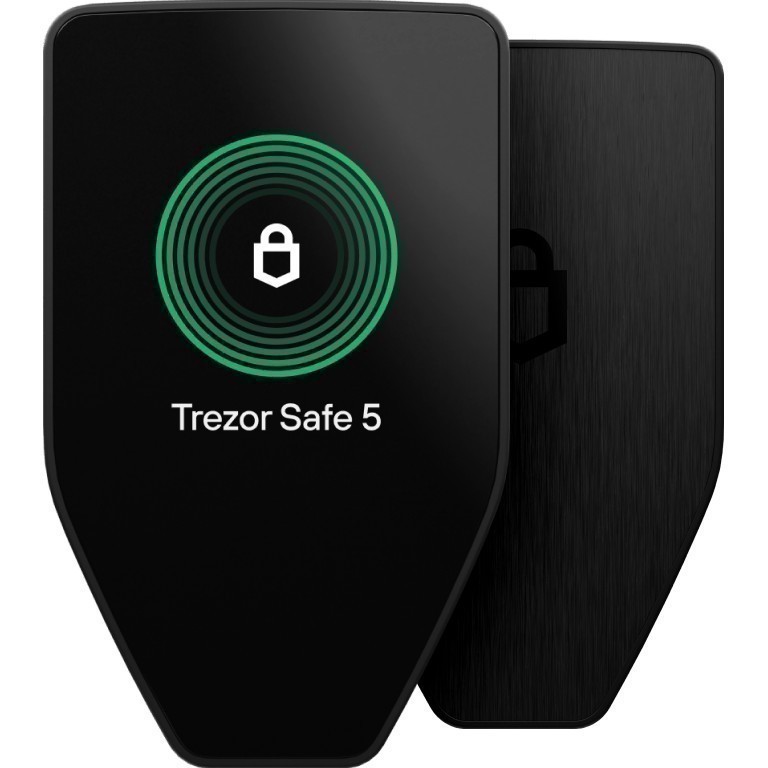 Trezor Safe 5 — Optiga Trust M hardware wallet